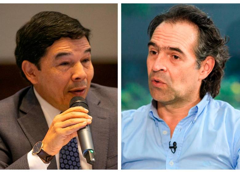 Óscar de Jesús Hurtado (izquierda), alcalde encargado de Medellín, y Federico Gutiérrez (derecha), exalcalde y candidato. FOTOS: ARCHIVO EC