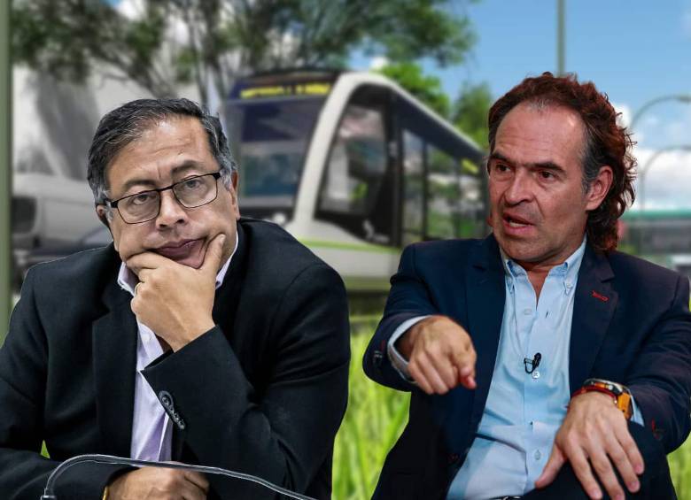 El alcalde de Medellín, Federico Gutiérrrez, le pidió al presidente Gustavo Petro abrir un espacio de diálogo para definir la suerte financiera del metro ligero de la 80. FOTOS: Archivo y Cortesía