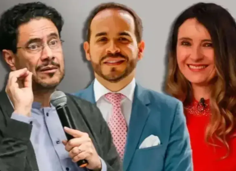 Iván Cepeda, Abelardo de La Espriella y Paloma Valencia, candidatos presidenciales. FOTO ARCHIVO EL COLOMBIANO. 