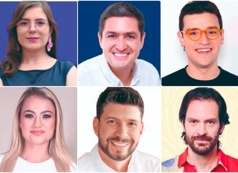 De izquierda a derecha y de arriba a abajo: Alejandra Sánchez, Juan David Zuluaga, José Miguel Zuluaga, Manuela Arango, Camilo Gómez y Camilo Quintero. FOTOS: Cortesía