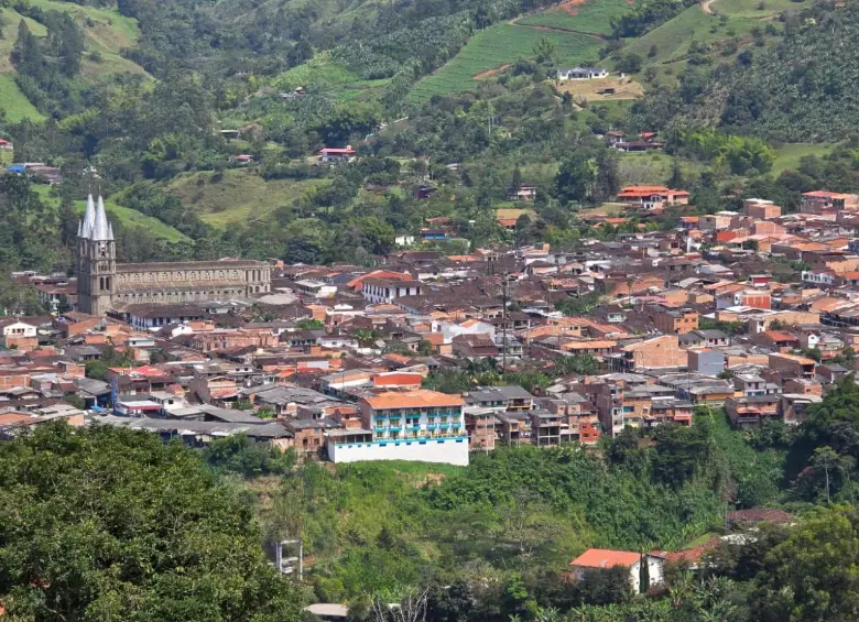 Panorámica del municipio de Jardín, ubicado en el Suroeste antioqueño. FOTO Santiago Yepes Vidal.