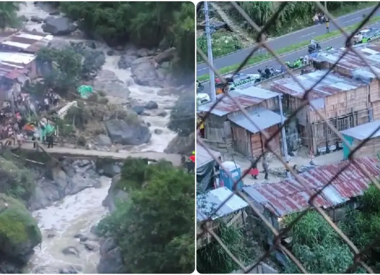 El cuerpo del menor de edad fue rescatado por el Cuerpo de Bomberos de Medellín. FOTOS: Cortesía Denuncias Antioquia