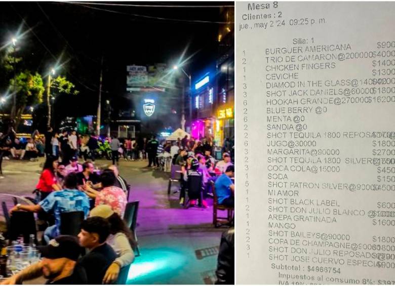 En sectores como el Parque Lleras, el alto flujo de turistas ha disparado el precio de los productos y servicios. FOTOS: El Colombiano y Cortesía