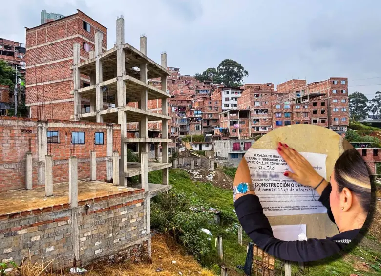 Durante la primera jornada fueron inspeccionadas 39 edificaciones que presentaban indicios de irregularidades urbanísticas. FOTOS Alcaldía de Medellín. 