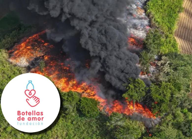 La fundación se presenta como una entidad sin ánimo de lucro dedicada a la protección ambiental y al desarrollo social sostenible, con un modelo basado en la economía circular. FOTOS Cortesía y redes sociales de la fundación Botellas de Amor. 