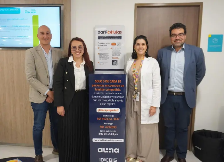 Este buzón hace parte del programa DarCélulas del Registro Nacional de Donantes de Células Progenitoras Hematopoyéticas. FOTO Clínica Las Américas.