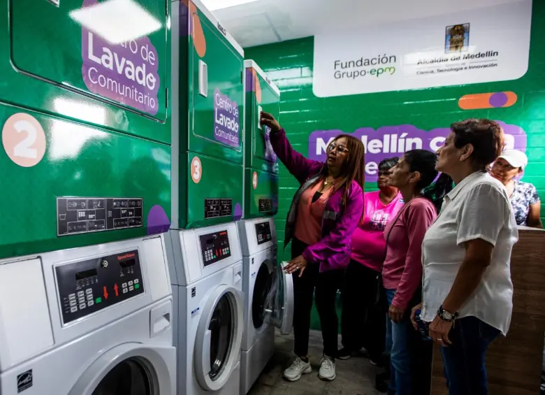 Así luce el primer Centro de Lavado Comunitario de la capital antioqueña. FOTO Julio César Herrera.