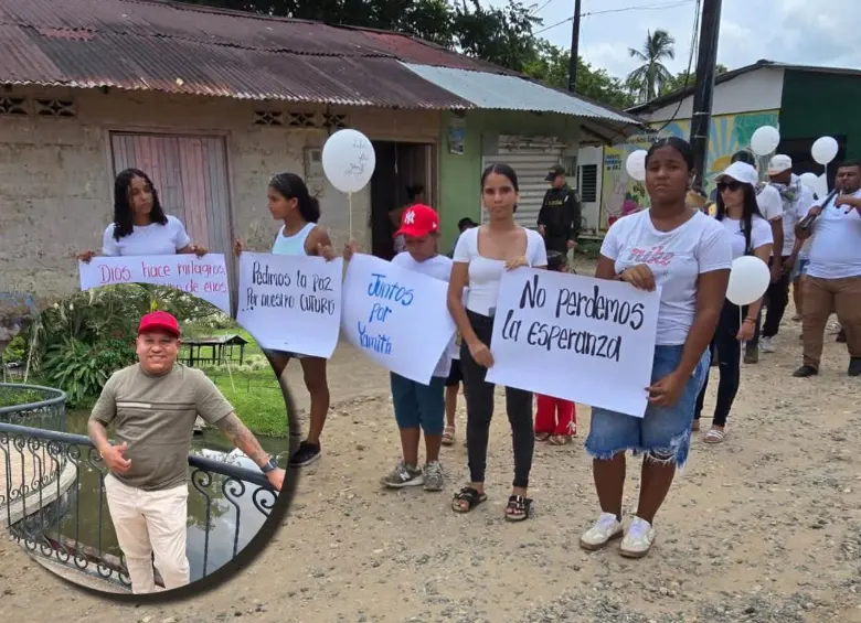 En medio del recorrido predominó el silencio, acompañado por plegarias y mensajes de esperanza. Muchos asistentes aseguraron que no pierden la fe en volver a verlo con su familia. Imágenes tomadas de redes sociales. 