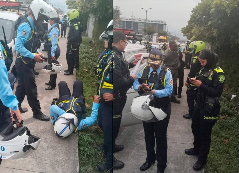 La agresión ocurrió en inmediaciones de la Autopista Sur esta viernes. FOTOS: Cortesía 