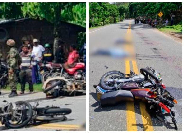 En el accidente ocurrido este fin de semana se vieron involucradas cuatro personas. FOTO: CORTESÍA