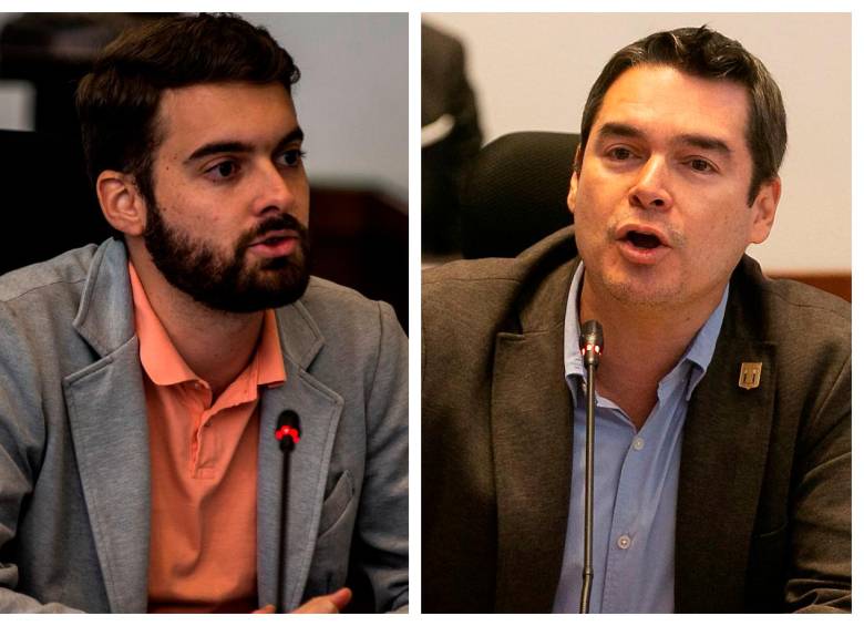Los concejales Daniel Duque (izquierda) y Jaime Cuartas (derecha) compiten por quedarse con el aval. FOTOS: ARCHIVO EL COLOMBIANO