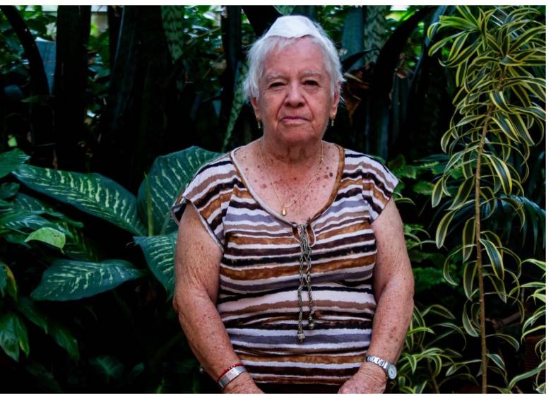 Ella es Ana Rubiela Tamayo, una mujer de 75 años con cáncer y que necesita urgente que la evalúe un oncólogo. FOTO Julio César Herrera. 