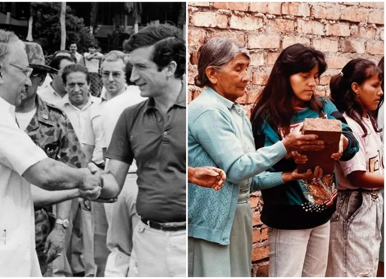 Entre una emergencia y otra, su trabajo se ha concentrado en acompañar a las comunidades durante las etapas posteriores al desastre. FOTOS Gobernación de Antioquia.