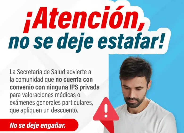 La Alcaldía de Rionegro sugiere que, ante cualquier caso de este tipo, acuda directamente a la Secretaría de Salud del municipio o llame a su línea telefónica 604 5204060. FOTO Cortesía Alcaldía de Rionegro.