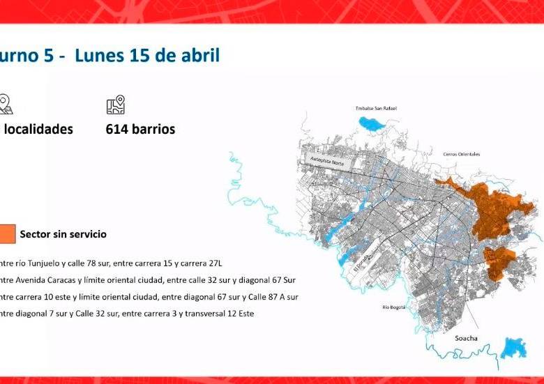 Estas Son Las Zonas Y Días En Que Se Realizarán Los Cortes De Agua En Bogotá ¿cuándo Le Toca 7184