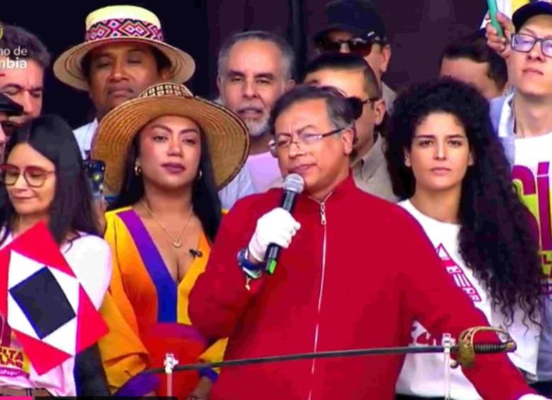Presidente Gustavo Petro. Foto: captura de pantalla