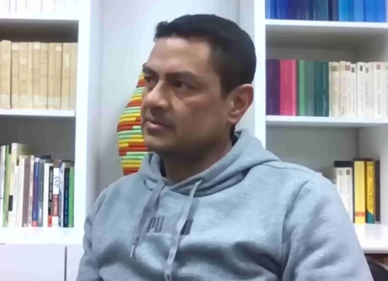 Óscar Hernán Monsalve, hermano de Juan Guillermo Monsalve, testigo clave contra Álvaro Uribe. Foto: captura de pantalla