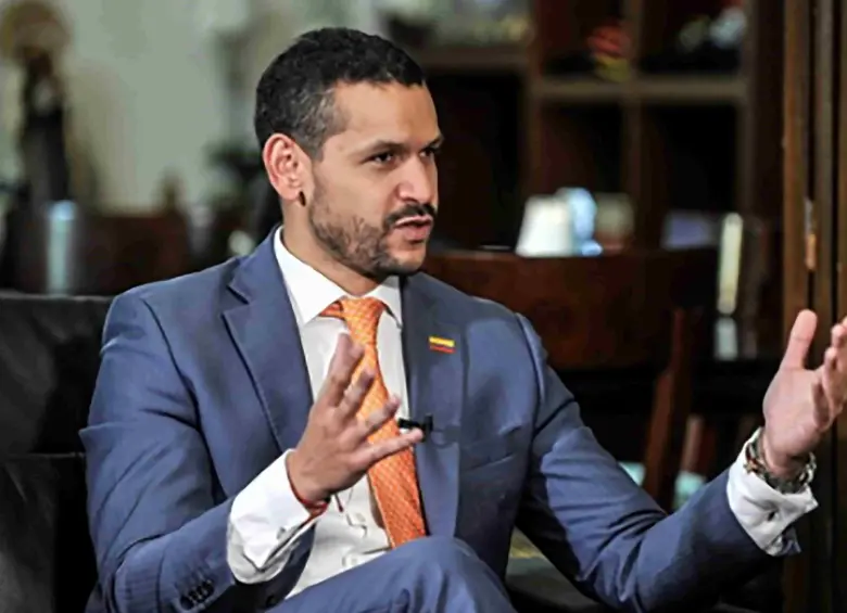 Daniel Palacios fue ministro del Interior durante el Gobierno de Iván Duque, no oculta su admiración por Álvaro Uribe y busca llegar a la presidencia mediante su movimiento “Rescatemos a Colombia”. FOTO CORTESÍA