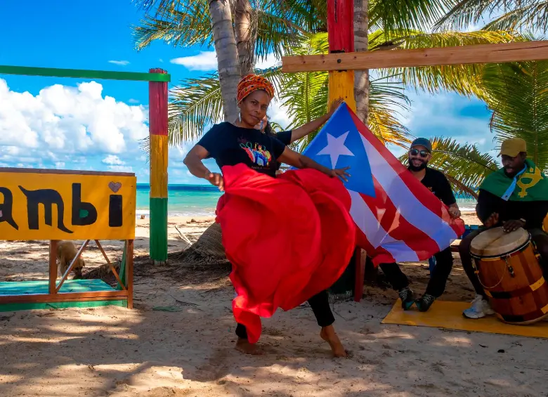 Baile La Bomba que es autóctona de Puerto Rico. FOTO: JUAN ANTONIO SÁNCHEZ