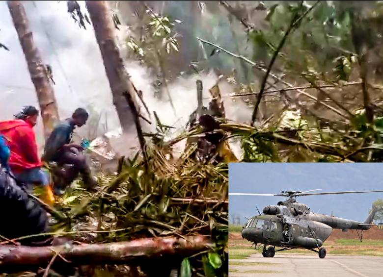 La mayoría de los accidentes de helicópteros, ocurridos en los últimos meses, han sido atribuidos a las condiciones climáticas de algunas zonas por donde deben hacer desplazamientos y no al mantenimiento de las aeronaves. FOTO Captura de video.
