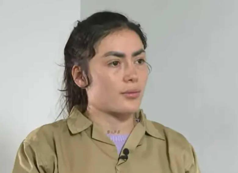 Daneidy Barrera Rojas, condenada por destruir una estación de Transmilenio. Foto: captura de pantalla.