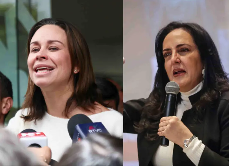 Maria Claudia Tarazona y la senadora Maria Fernanda Cabal. Foto: Colprensa
