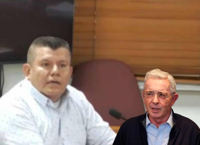 Carlos Eduardo López Callejas, testigo en el juicio al expresidente Álvaro Uribe. Foto: Getty y captura de pantalla.