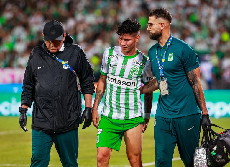 El futbolista Jorman Campuzano ha sido uno de los hombres más importantes de Nacional en 2025. Foto: Manuel Saldarriaga