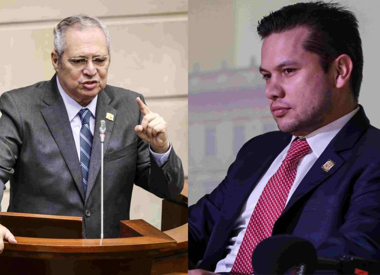 Expresidentes del Congreso, Iván Name y Andrés Calle implicados en el caso UNGRD. Foto: Colprensa