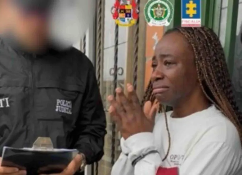 Sandra Tatiana Mosquera Mosquera fue capturada por homicidio agravado. FOTO: Fiscalía