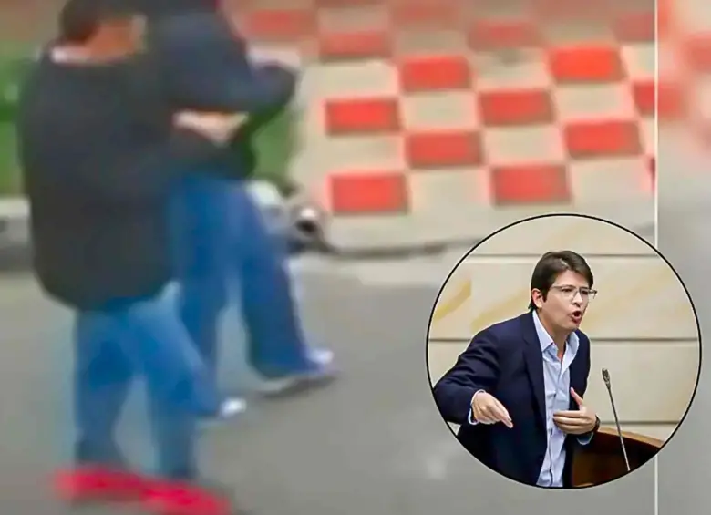 El atentado contra el senador Miguel Uribe ocurrió el sábado 7 de junio en un acto de campaña política en el barrio Modelia de Bogotá. FOTO Cámaras de seguridad.
