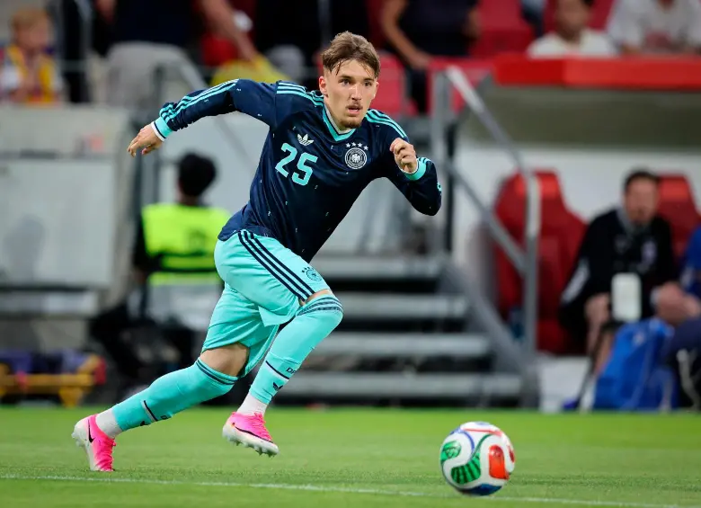 Lennart Karl es el jugador más joven dentro de los convocados de la selección alemana. FOTO: GETTY