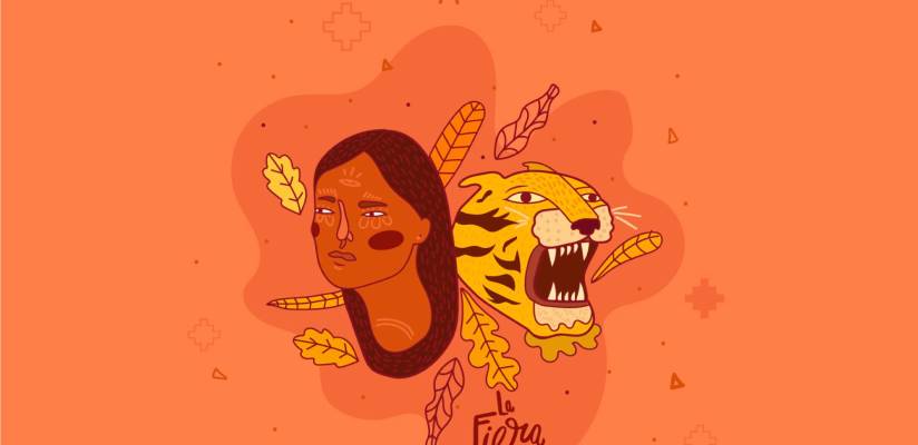 Título ilustración: Fiera natura / Vanessa Ramirez / @lafiera_ilustrada / Técnica: Digital / 2018 