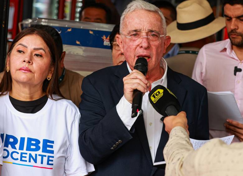 Álvaro Uribe Vélez fue presidente de Colombia entre 2002 y 2010. FOTO: Manuel Saldarriaga