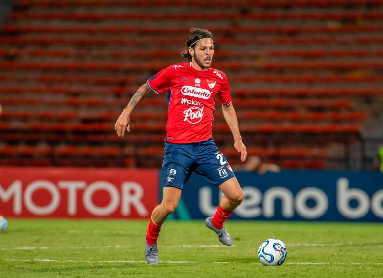 El futbolista argentino Agustín Martegani ha disputado los cinco encuentros que suma Medellín en lo que va de 2026. FOTO jUAN aNTONIO sÁNCHEZ