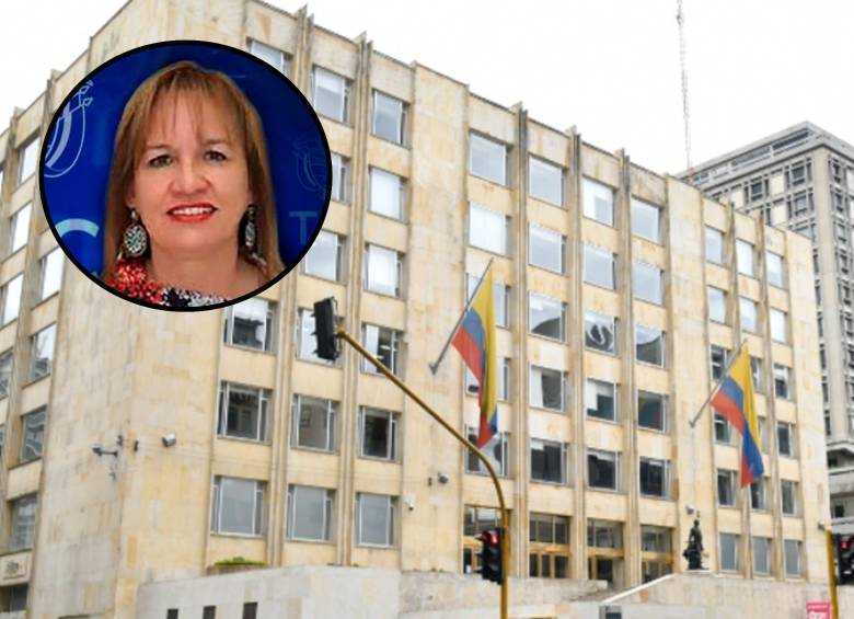 Arriba, la nueva ministra de las TIC, Gloria Patricia Perdomo. FOTOS: COLPRENSA Y CORTESÍA