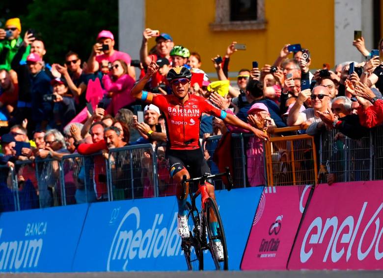 Santiago Buitrago logró su segundo triunfo de la temporada. Antes venció en una etapa en el Tour de Arabia Saudita. FOTO: GETTY