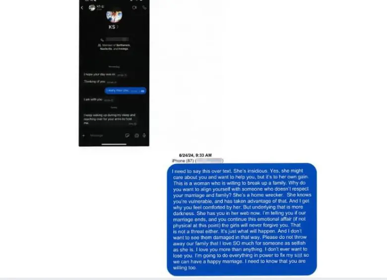Conversaciones privadas reveladas durante la audiencia aportaron detalles sobre la relación entre Sinema y Matthew Ammel. FOTO: North Carolina Middle District Court.