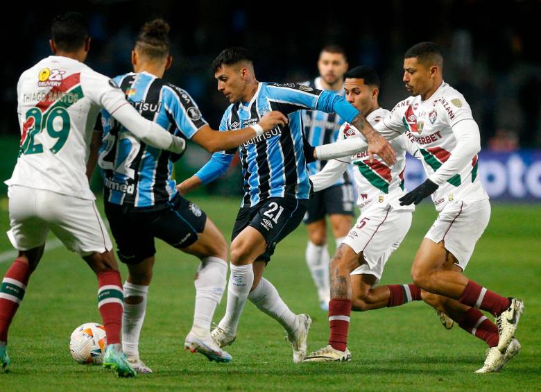 Gremio hizo respetar su casa y se llevó una ventaja valiosa en el partido de Copa Libertadores. FOTO: TOMADA DEL X DE @Libertadores