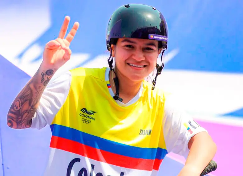 Queen Saray fue la encargada de darle la tercera medalla de oro a Colombia en los Panamericanos Junior. Foto: AFP