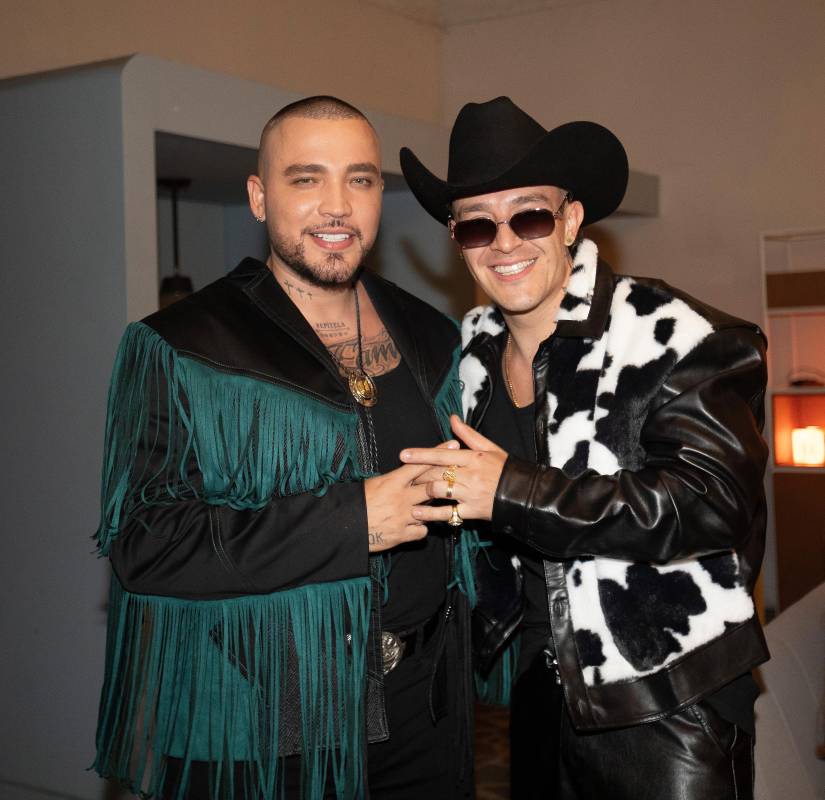 Jessi Uribe y Luis Alfonso compartieron en camerino. FOTO Esneyder Gutiérrez