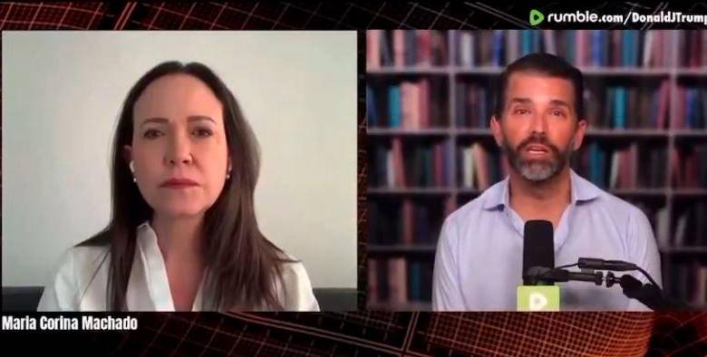 María Corina Machado ha mantenido una serie de entrevistas con personalidades para denunciar lo que se vive al interior de Venezuela. FOTO: Cortesía