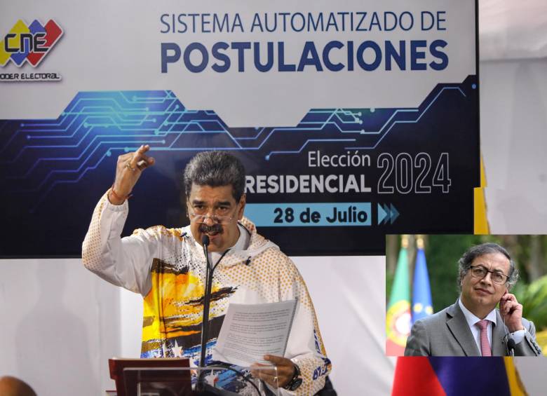 Maduro oficializó su candidatura presidencial en Venezuela y oposición denuncia que no pudo inscribir a su candidata. Foto: GETTY