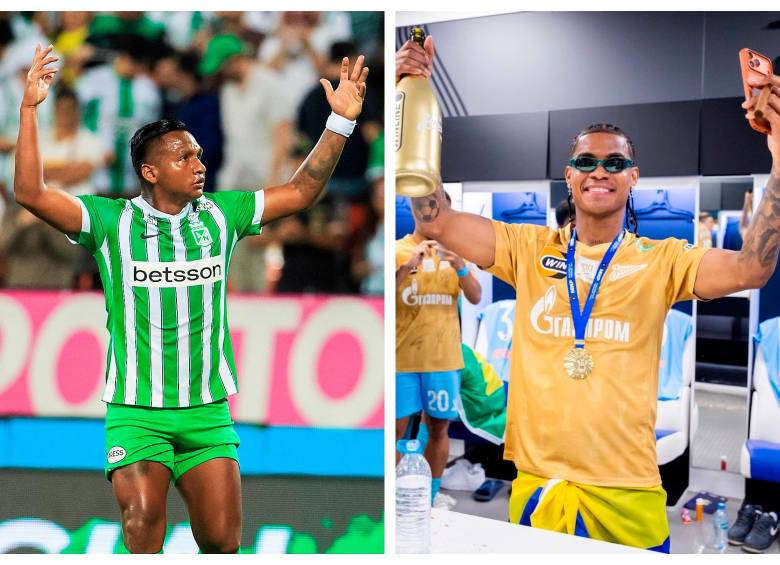 Alfredo Morelos le dijo a Wílmar Barrios que era hora de llegar a Nacional. FOTOS EL COLOMBIANO Y ZENIT