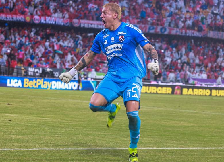 El arquero Washington Aguerrre ya pagó la jornada de sanción que tenía por acumulación de tarjetas amarillas en Liga. FOTO manuel saldarriaga