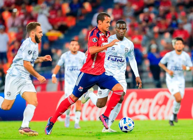 Andrés Ricaurte se jugó el miércoles uno de sus mejores partidos con el DIM, equipo al que retornó en 2022. FOTO CAMILO SUÁREZ