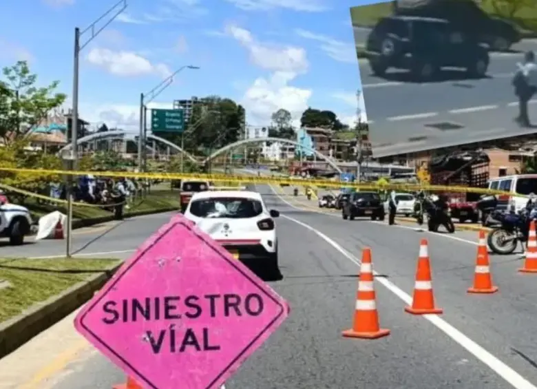 Incidente vial en el que perdió la vida el adulto mayor de 83 años. FOTO: imagen tomada de redes.
