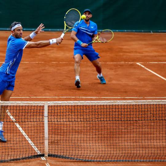 La dupla colombiana integrada por Juan Sebastián Cabal y Robert Farah se despidieron del Roland Garros. FOTO Juan Antonio Sánchez