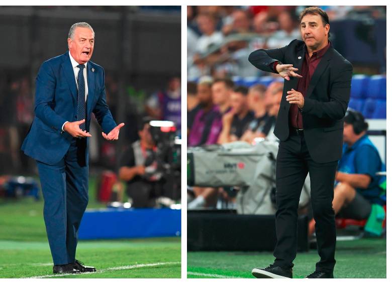 Además de la nacionalidad argentina, Alfaro y Lorenzo comparten el hecho de haber sido jugadores antes que técnicos. FOTOS getty 