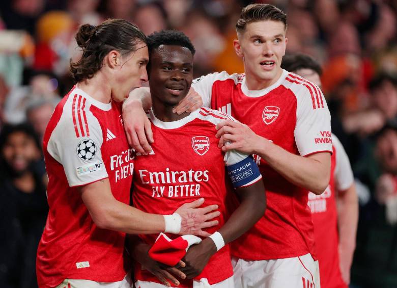 Arsenal, con gol de Bukayo Saka, se clasificó a la final de la Liga de Campeones 2025/26. FOTO: GETTY